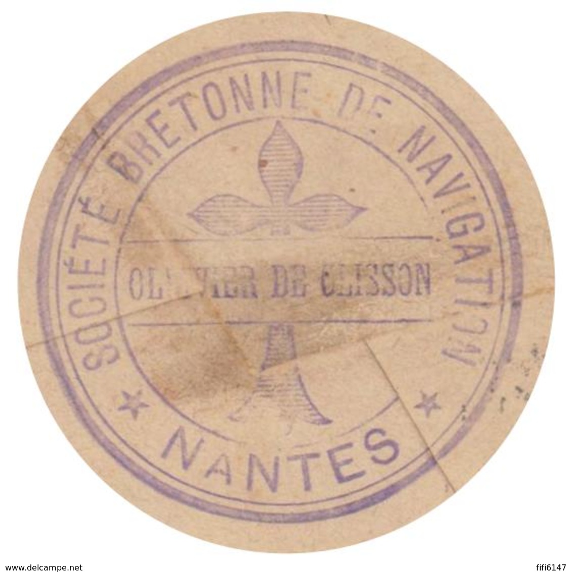 FRANCE- NANTES- VOILIERS DU COMMERCE NANTAIS-- LE "OLIVIER DE CLISSON"-- LETTRE DE 1902 DE SAN FRANCISCO POUR NANTES - 1877-1920: Période Semi Moderne