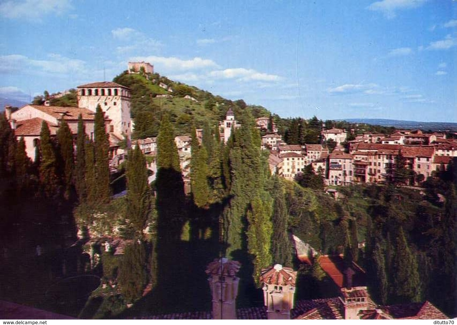 Asolo - Treviso - Panorama - Formato Grande Viaggiata – E 6 - Treviso