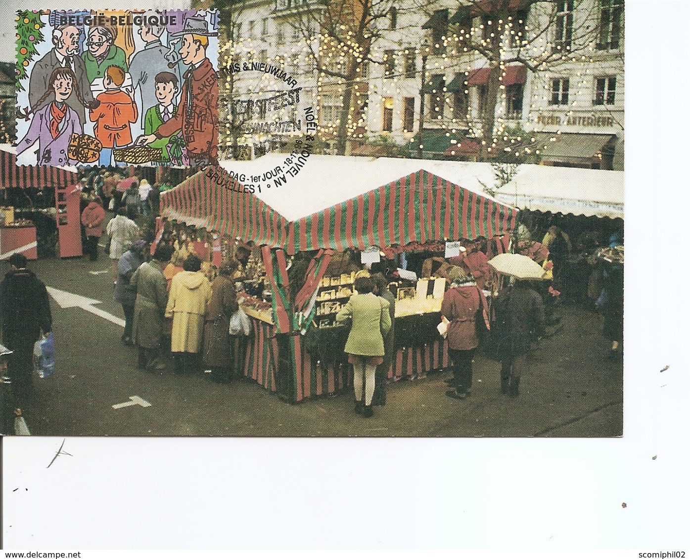 Belgique - Noel - Marché De Noel ( CM De 1996 à Voir) - 1991-2000