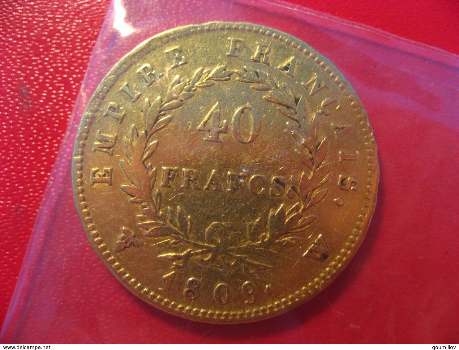 Napoléon Ier - 40 Francs 1809 W - 40 Francs (gold)