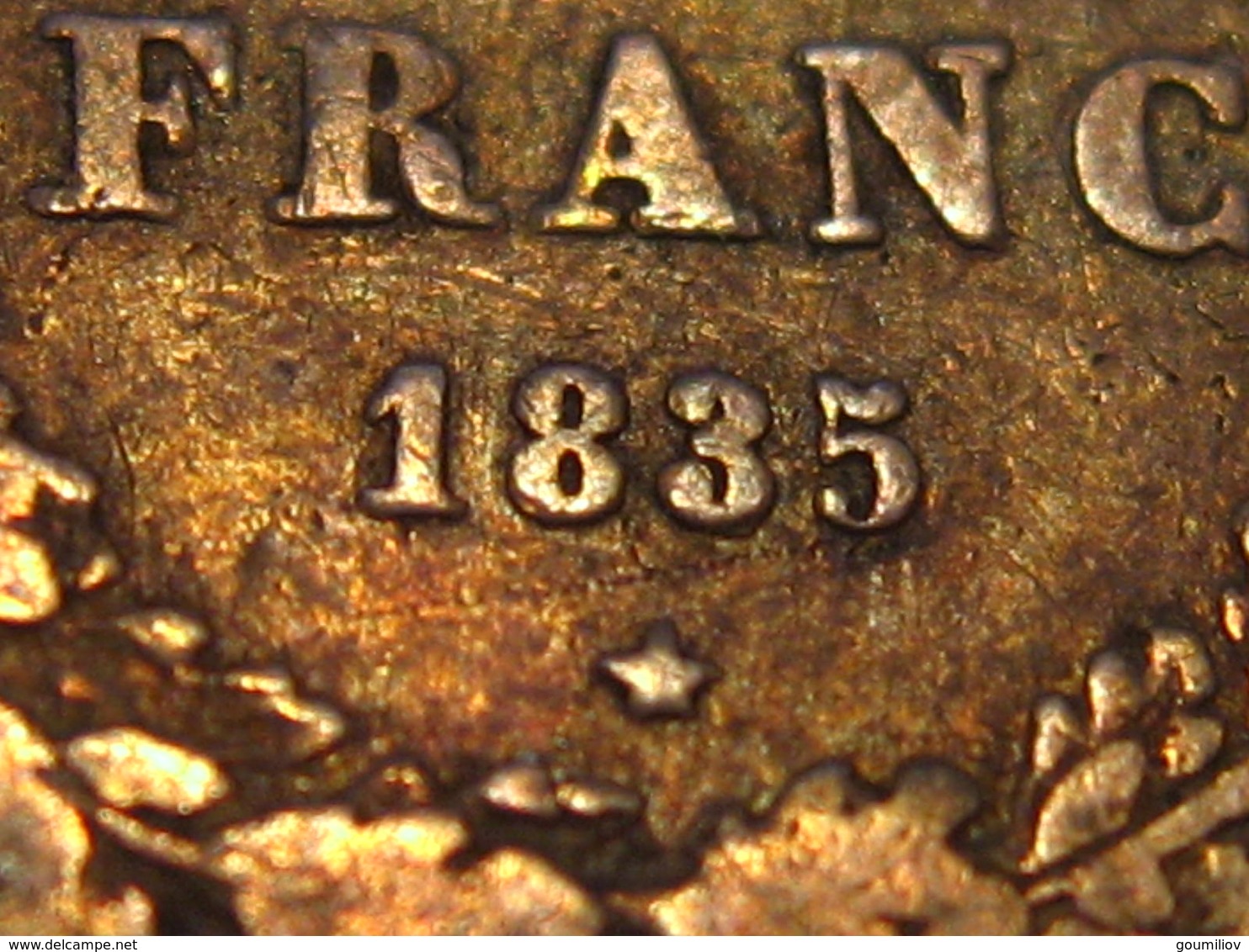 Belgique - 1/4 Franc 1835 Leopold I - Avec Signature 8876 - 1/4 Franc