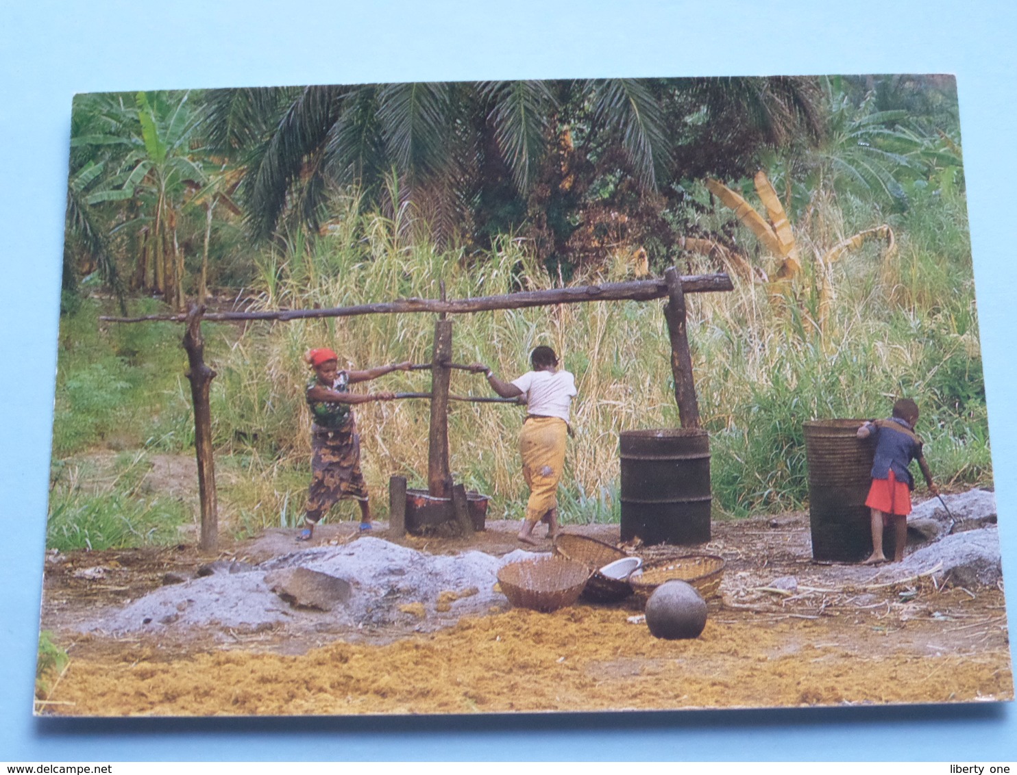 Extraction De L'huile De Palme BURUNDI ( 65 - Iris - O.N.T. - Bastière ) Anno 19?? ( Voir Photo ) ! - Burundi