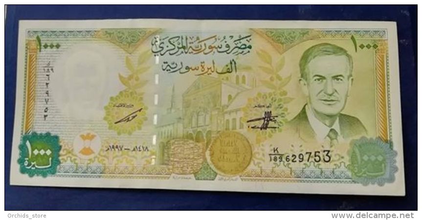 AA- SYRIA 1000 Liras 1997 A-UNC - Syria