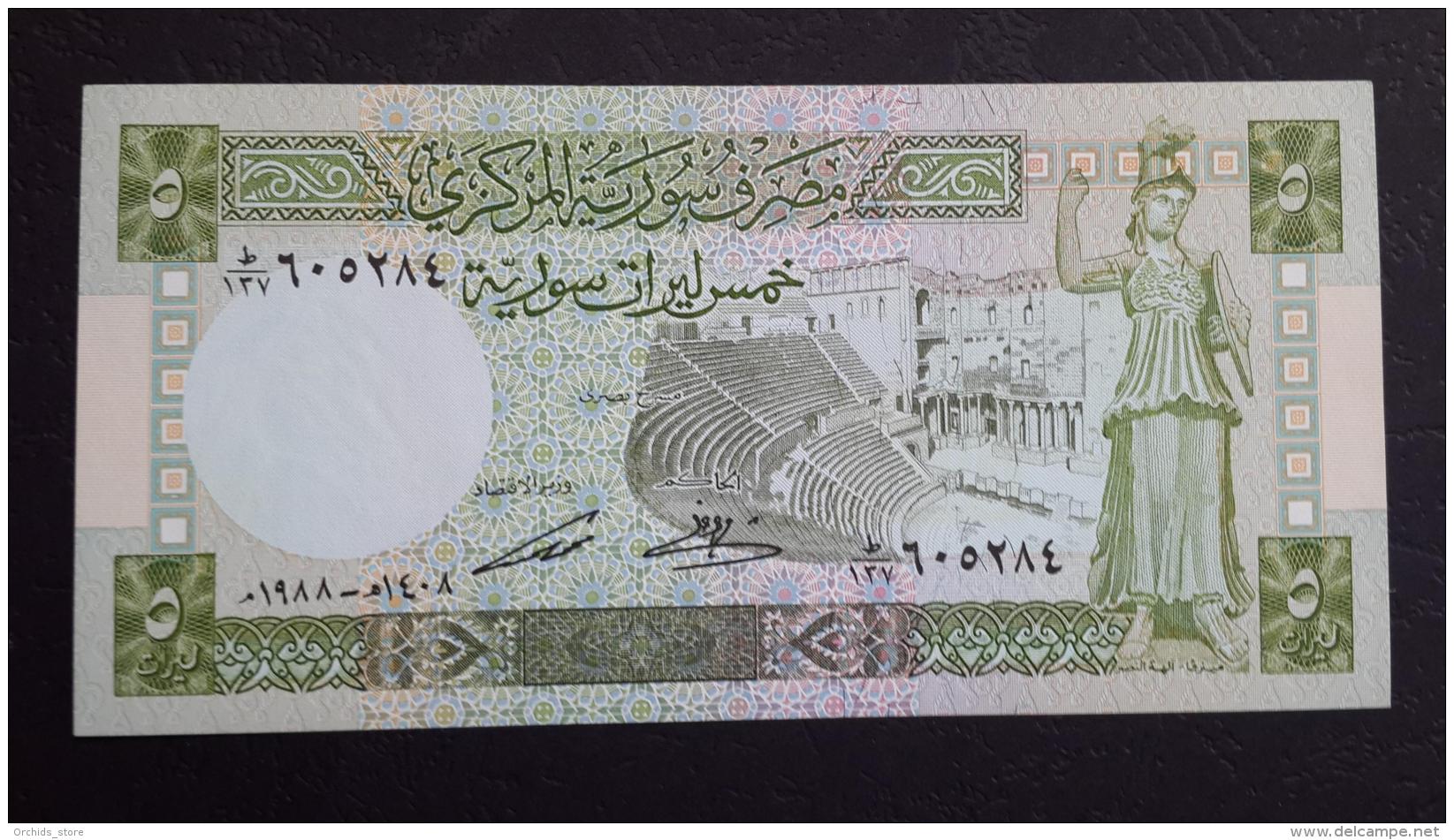 AA- SYRIA 5 Liras 1988 UNC - Syria