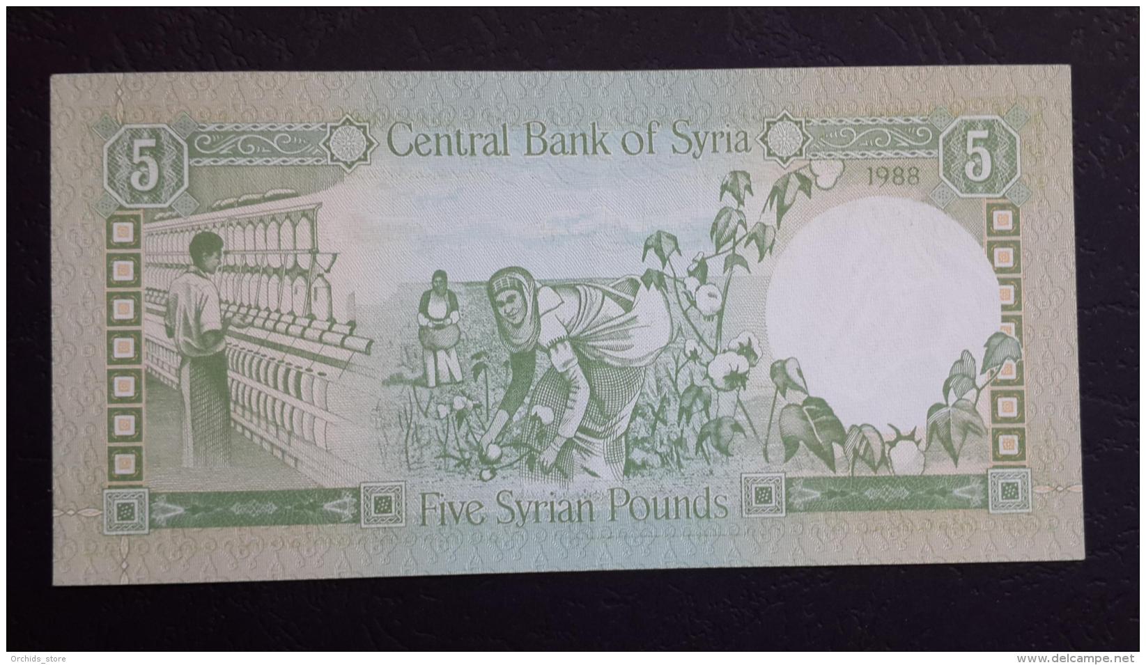 AA- SYRIA 5 Liras 1988 UNC - Syrië