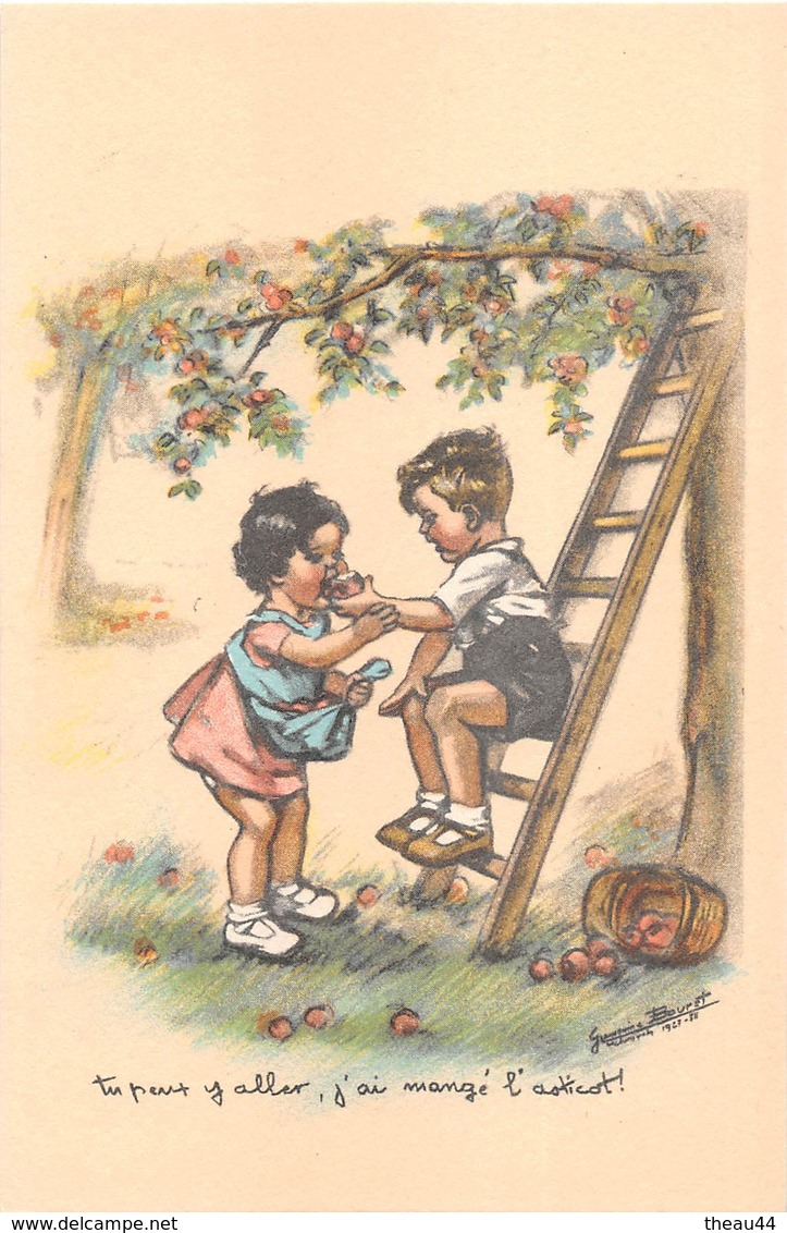 ¤¤  -  Illustrateur " Germaine BOURET "  -  Enfants Sur Une Echelle   -  ¤¤ - Bouret, Germaine