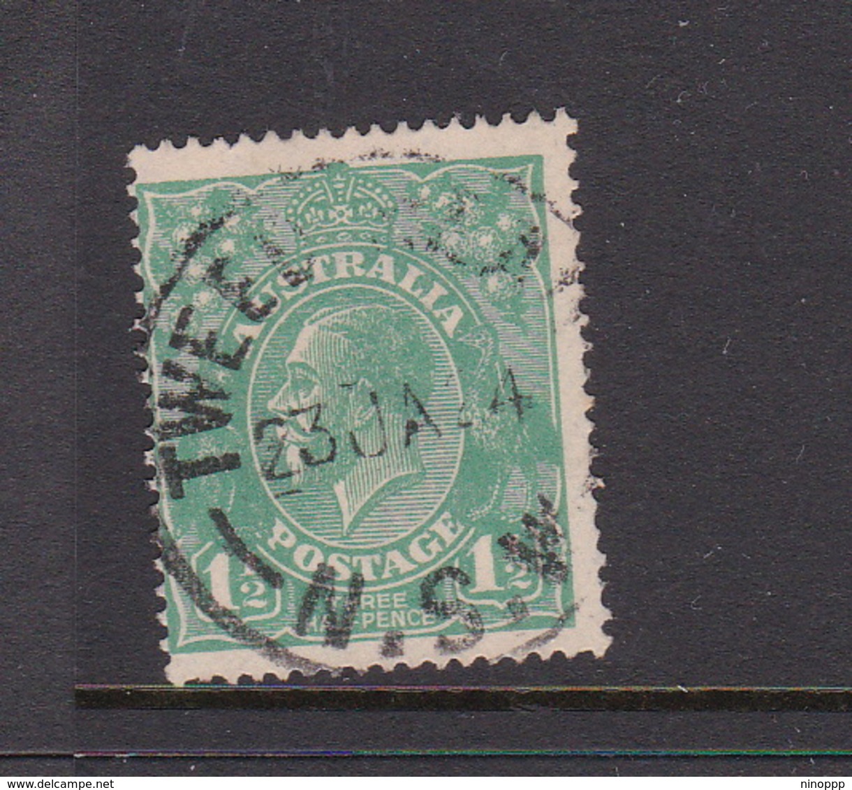 Australia SG 61 1923 King George V,Three Half Penny Green,Single Watermark, Used - Used Stamps