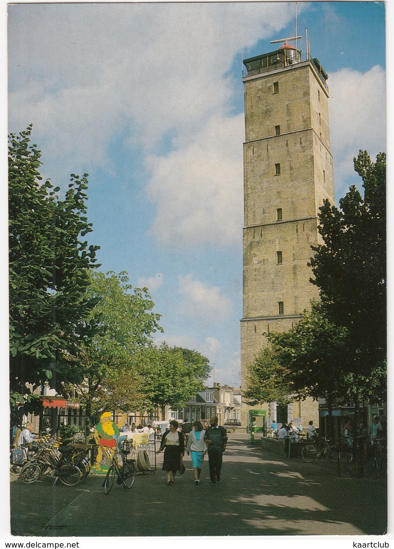 Terschelling: Gezicht Op Brandaris Vanuit De Torenstraat - (Holland) - PHARE/VUURTOREN - Terschelling