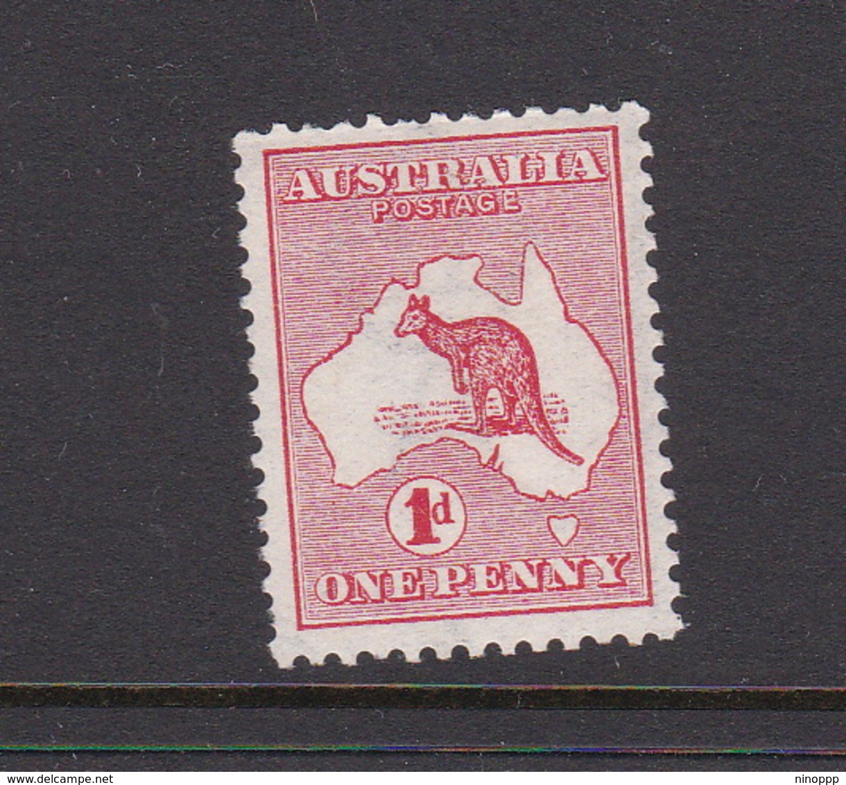 Australia SG 2 1913 Kangaroo 1d Red, Mint Hinged - Nuevos