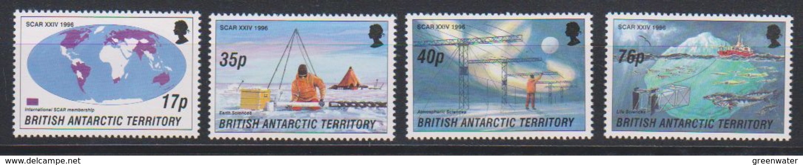 British Antarctic Territory (BAT) 1996 Scar 4v ** Mnh (39461) - Nuovi