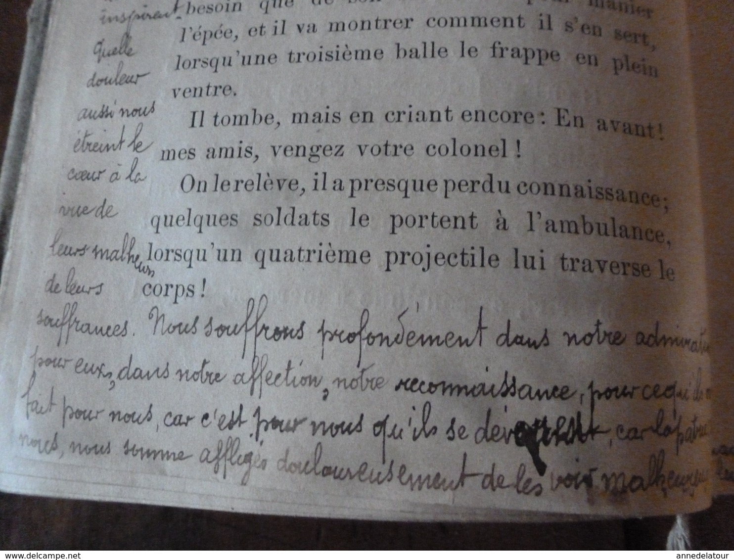 1888 LES HÉROS de la DÉFAITE , récits de la guerre de 1870- 1871 ,par Joseph Turquan (nombreuses annotations à la main)