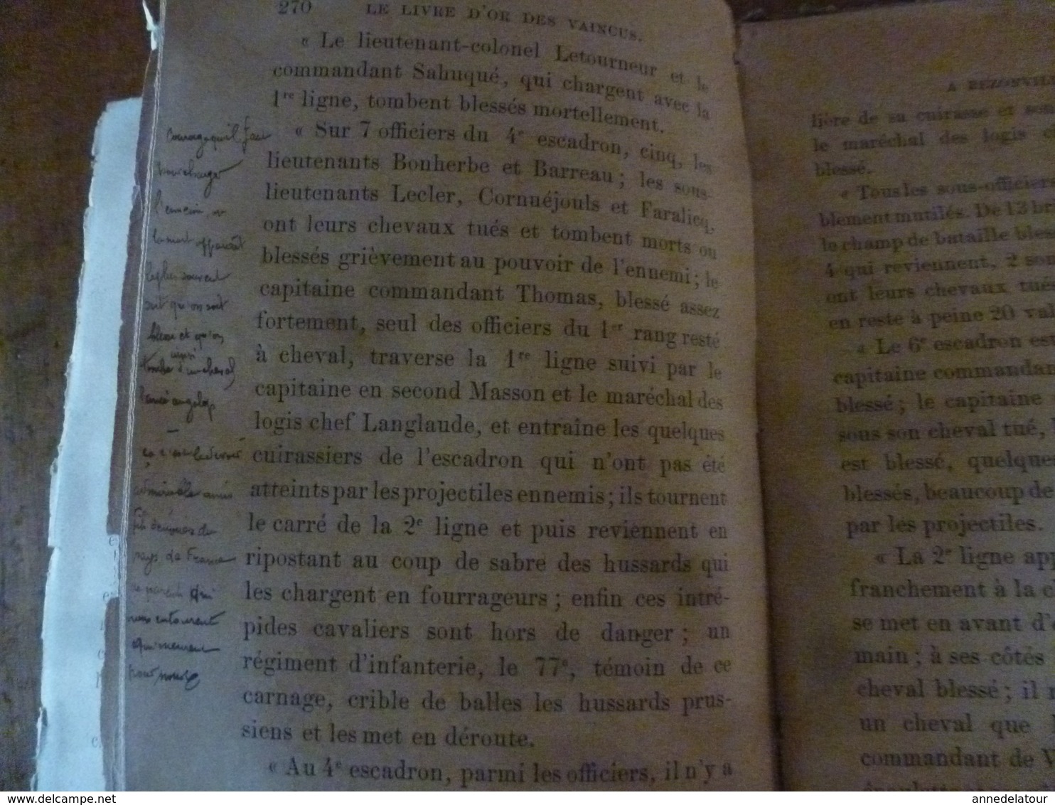 1888 LES HÉROS de la DÉFAITE , récits de la guerre de 1870- 1871 ,par Joseph Turquan (nombreuses annotations à la main)