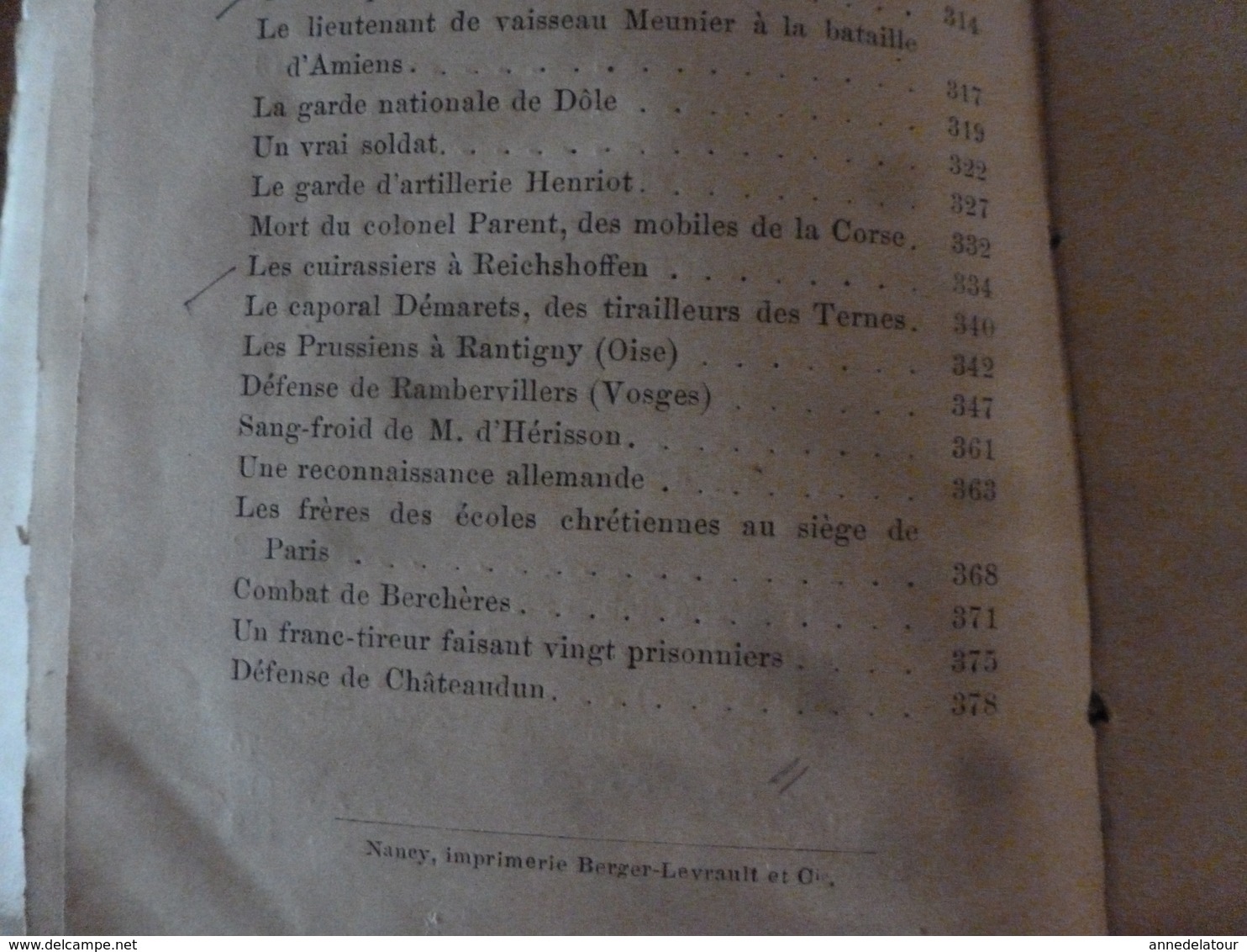 1888 LES HÉROS de la DÉFAITE , récits de la guerre de 1870- 1871 ,par Joseph Turquan (nombreuses annotations à la main)