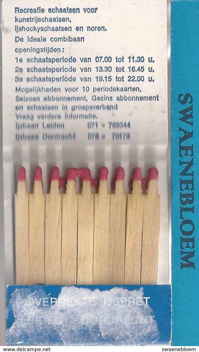 Matchbook.- TON MENKEN IJSBAAN. LEIDEN. DORDRECHT. Pochette D'Allumettes. Lucifermapje - Luciferdozen