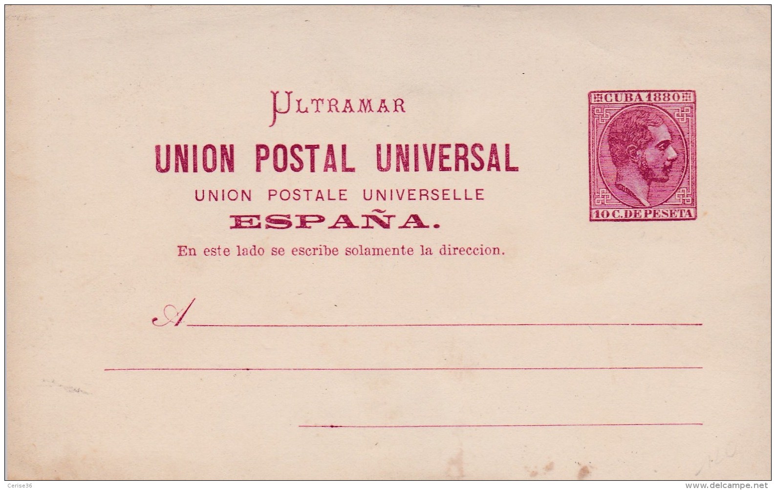 Espana Union Postale Universelle - 1850-1931