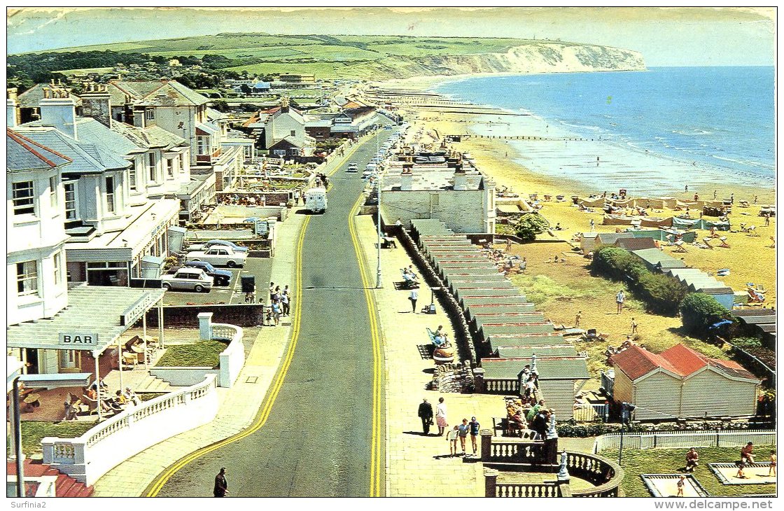 IOW - SANDOWN - THE EASTERN ESPLANADE AND BEACH  NIGH KIW495 - Sandown