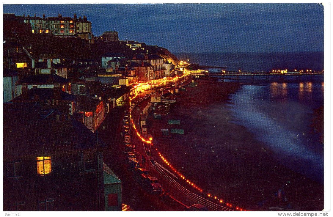 IOW - VENTNOR, THE ESPLANADE AT NIGHT - NIGH WJN 1172 - Ventnor