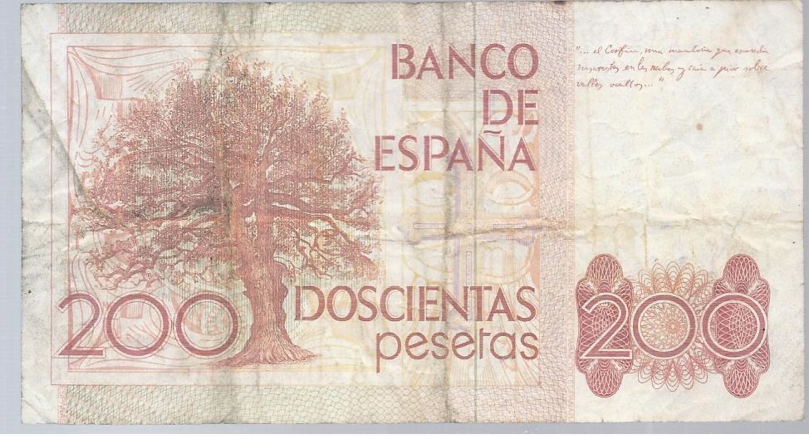 Spanien - 200 Peseten 1980    -  NG-168 - [ 4] 1975-… : Juan Carlos I