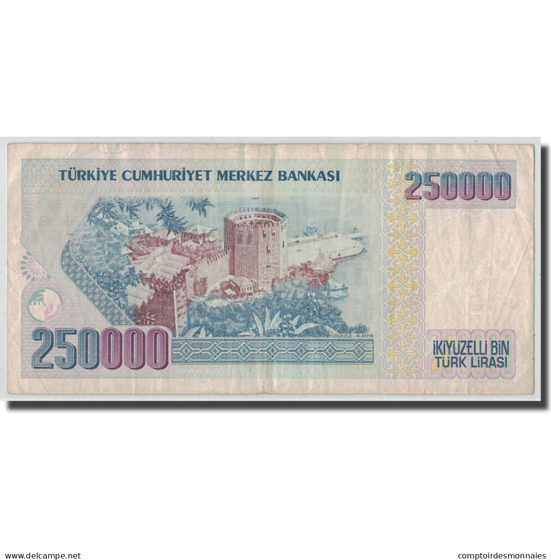 Billet, Turquie, 250,000 Lira, L.1970 (1992), 1970-01-26, KM:207, TB - Turquie