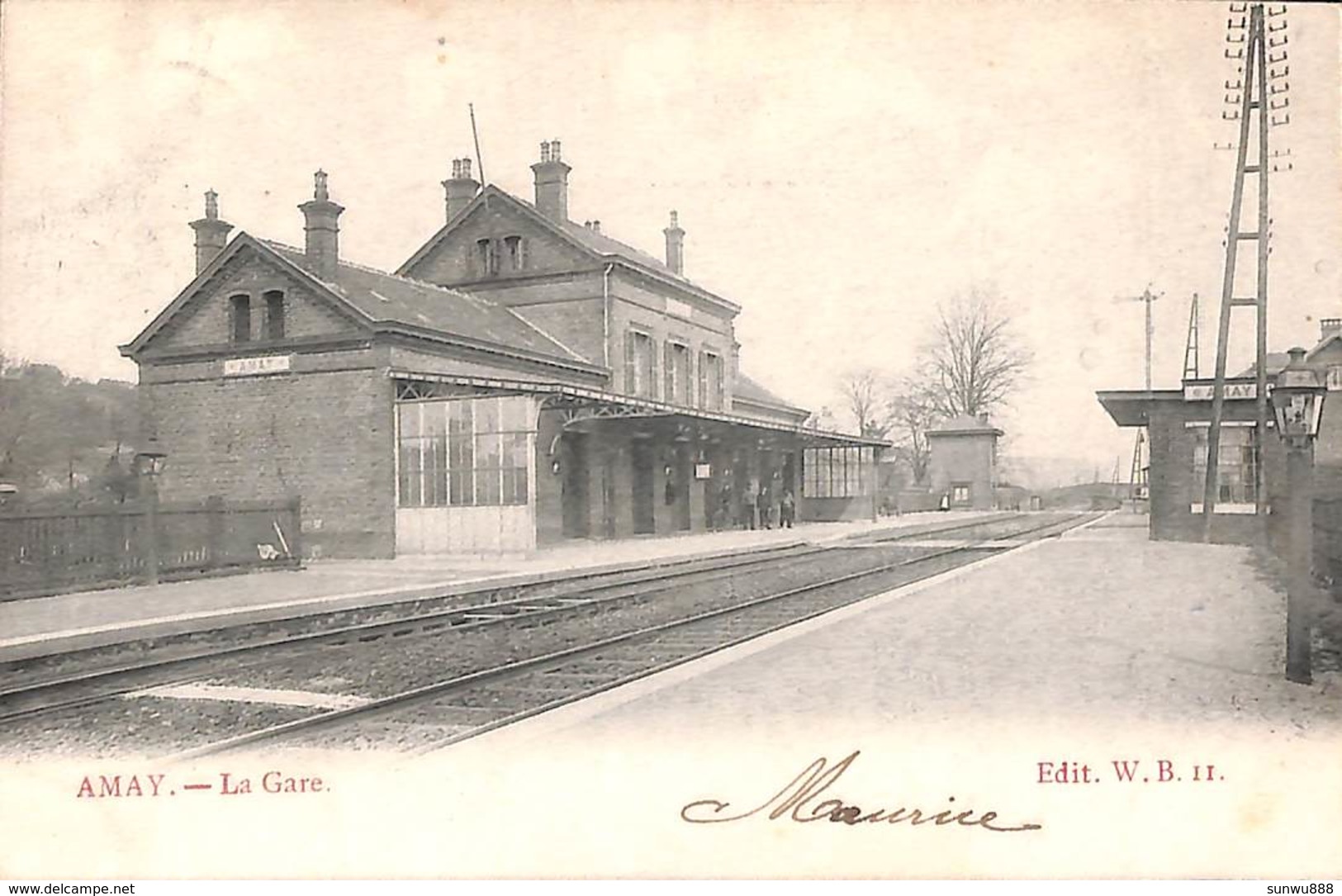 Amay - La Gare (Edit W B, Animée, Précurseur) - Amay