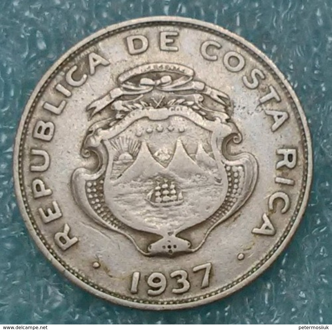 Costa Rica 25 Céntimos, 1937 - Costa Rica