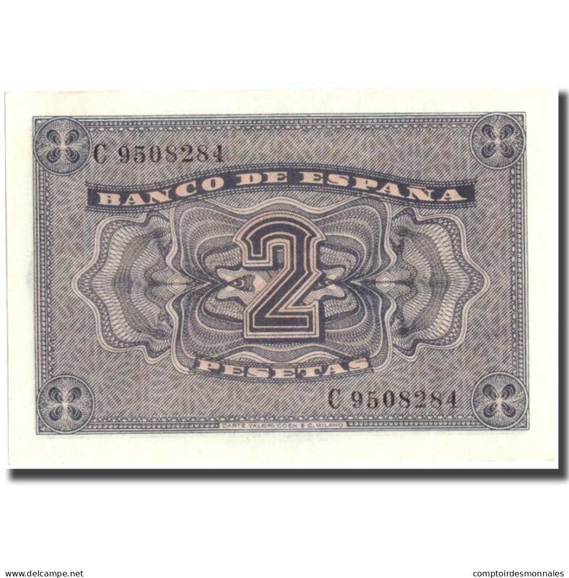 Billet, Espagne, 2 Pesetas, 1938, 1938-04-30, KM:109a, SPL+ - 1-2 Pesetas