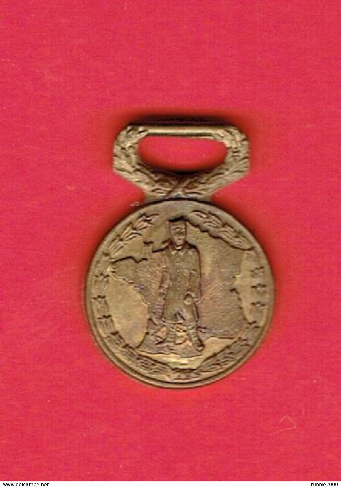 MEDAILLE MIGNATURE FEDERATION NATIONALE COMBATTANT PRISONNIER DE GUERRE UNIS COMME AU CAMP - France