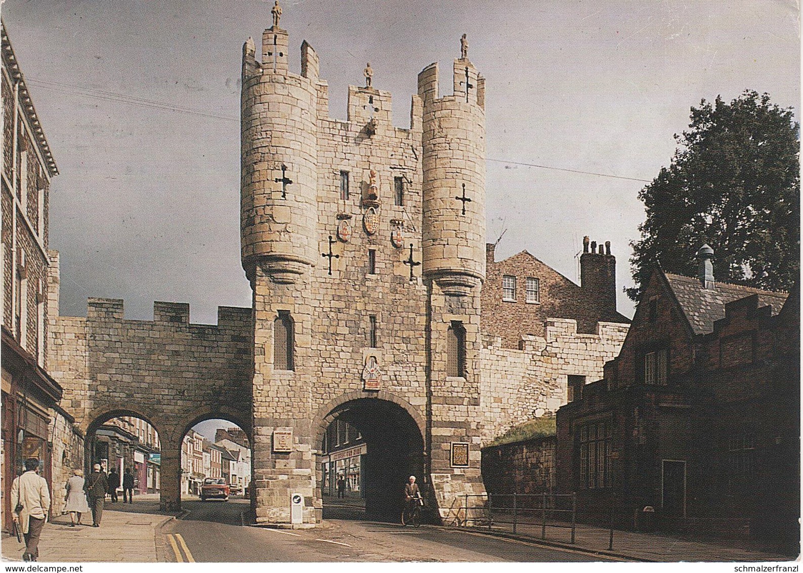 AK York Micklegate Bar A Blossom Queen Nunnery Priory St Street Ln Lane Toft Green Yorkshire England UK United Kingdom - York