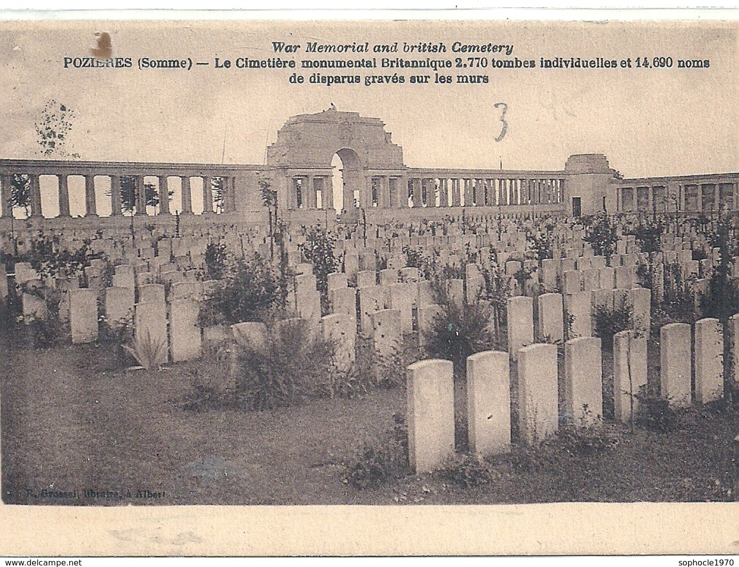 SOMME - 80 - POSIERES - Cimetière Britannique - Autres & Non Classés