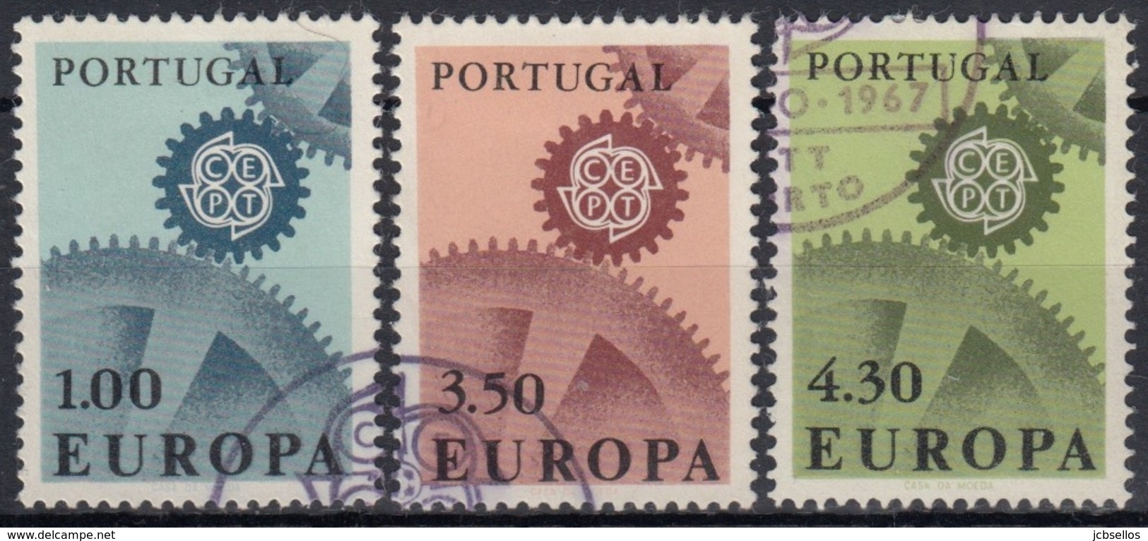 PORTUGAL 1967 Nº 1007/09 USADO - Usado