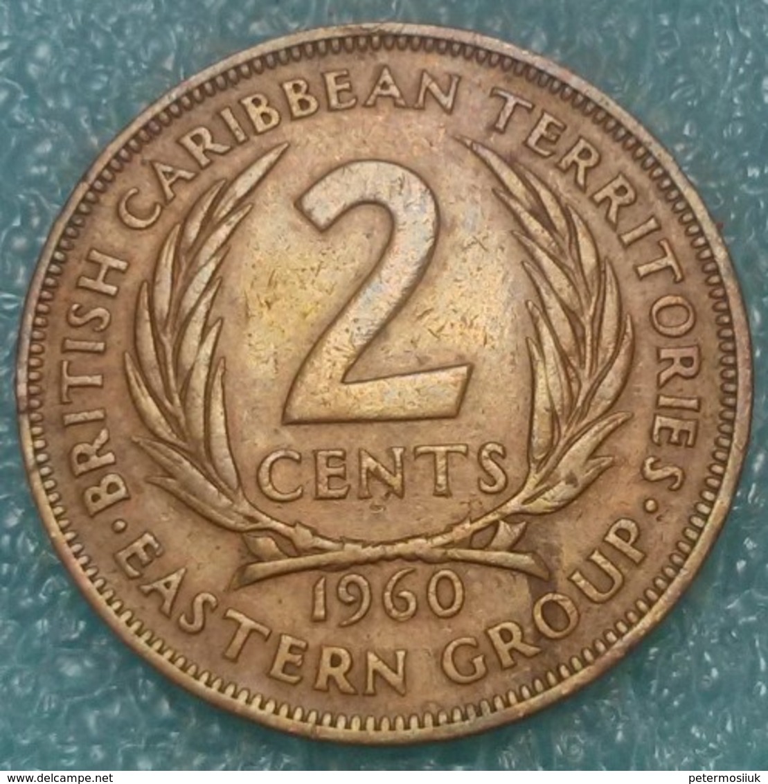 Eastern Caribbean 2 Cents, 1960 -4154 - Caribe Británica (Territorios Del)