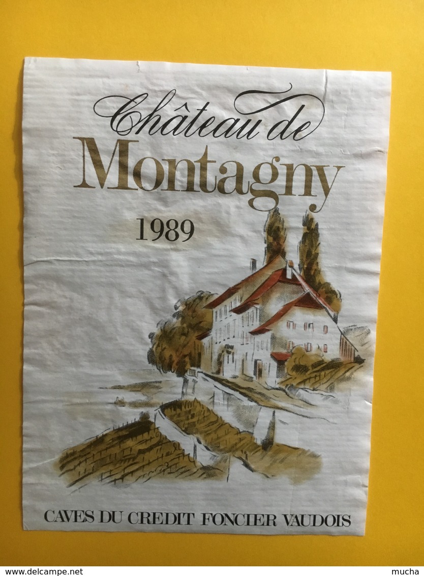 8548 - Château De Montagny 1976/79/89  Caves Du Crédit Foncier Vaudois & 1 Banque Cantonale Suisse - Autres & Non Classés