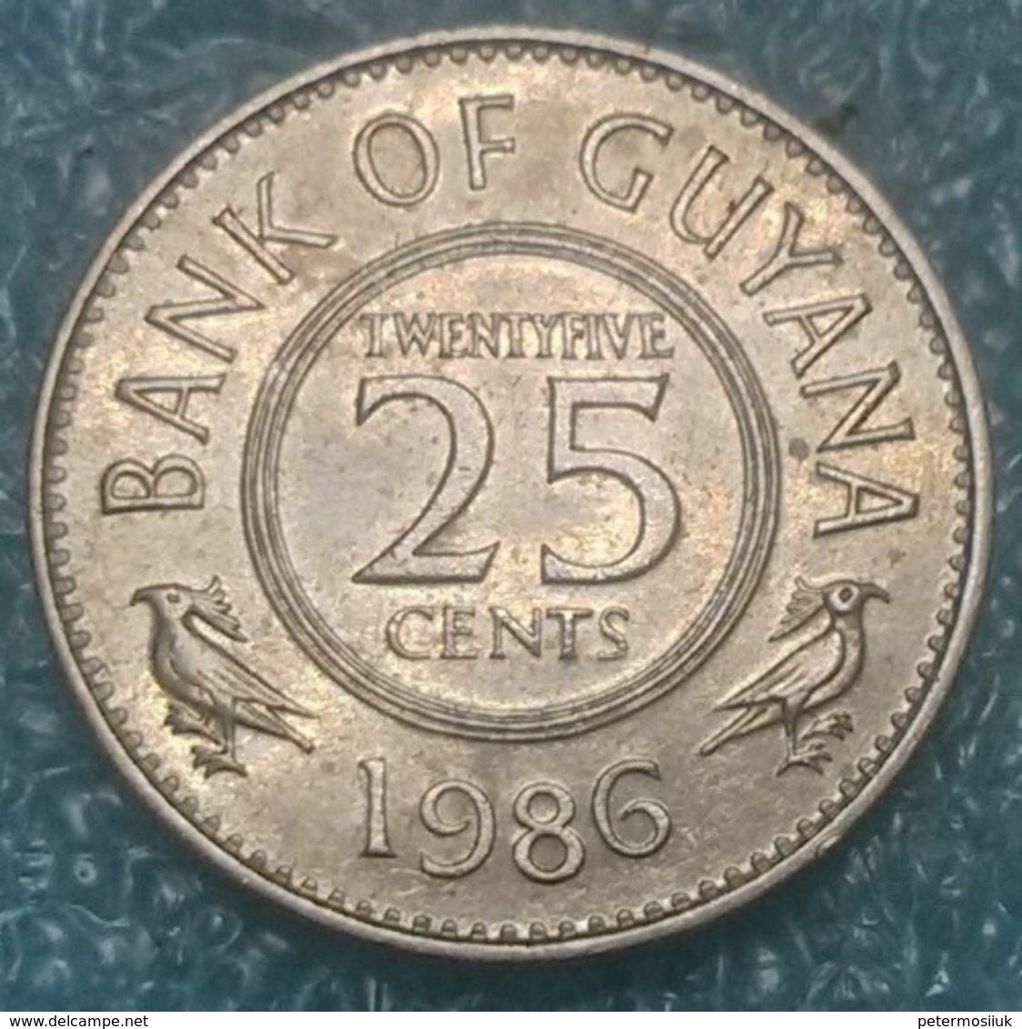 Guyana 25 Cents, 1986 -4113 - Guyana