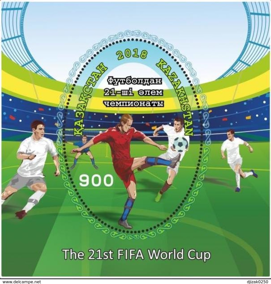 Kazakhstan 2018.Soccer World Cup 2018. FIFA. New New!!!Block. - Kazakhstan