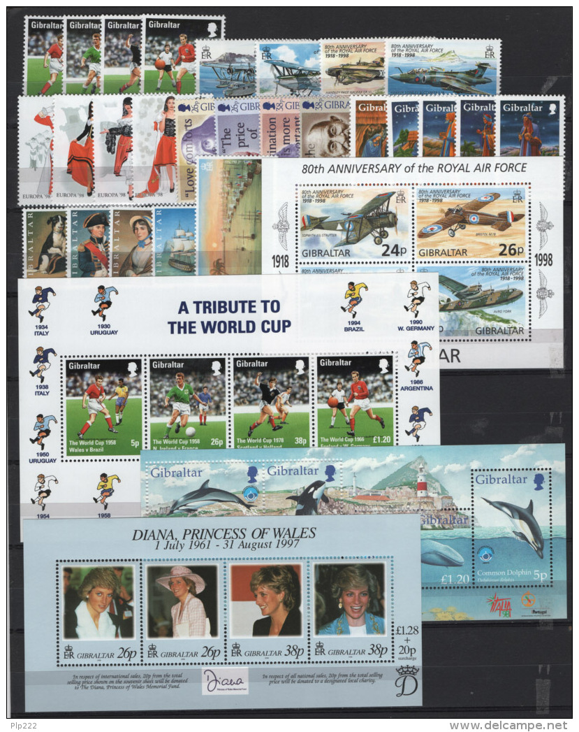 Gibilterra 1998 Annata Completa / Complete Year Set **/MNH VF - Gibilterra