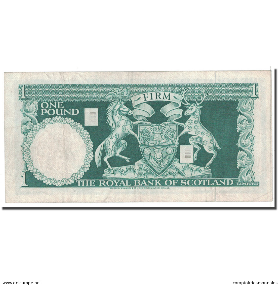 Billet, Scotland, 1 Pound, 1969, 1969-03-19, KM:329a, TB - 1 Pound