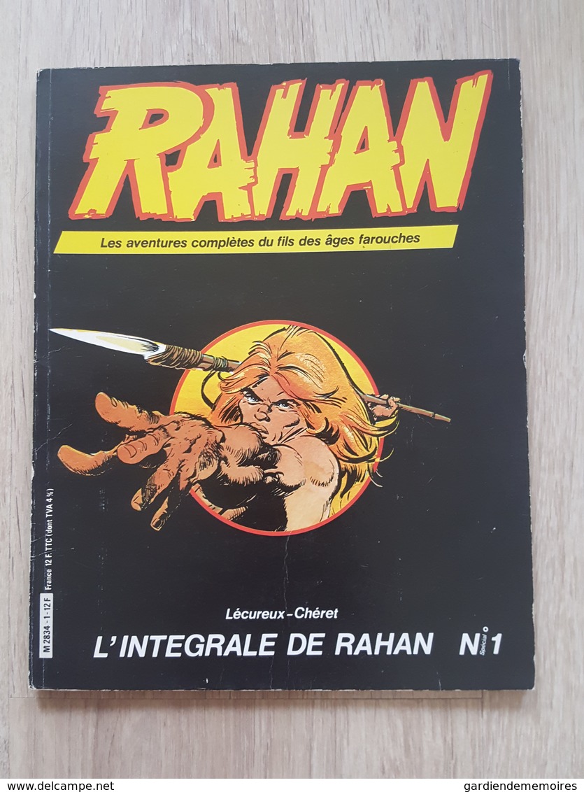 Rahan - 7 Bd Et Albums - Deux N°1 - Album + L'Intégrale De Rahan + Album Pour Vignettes Autocollantes Les Hommes Préhist - Rahan