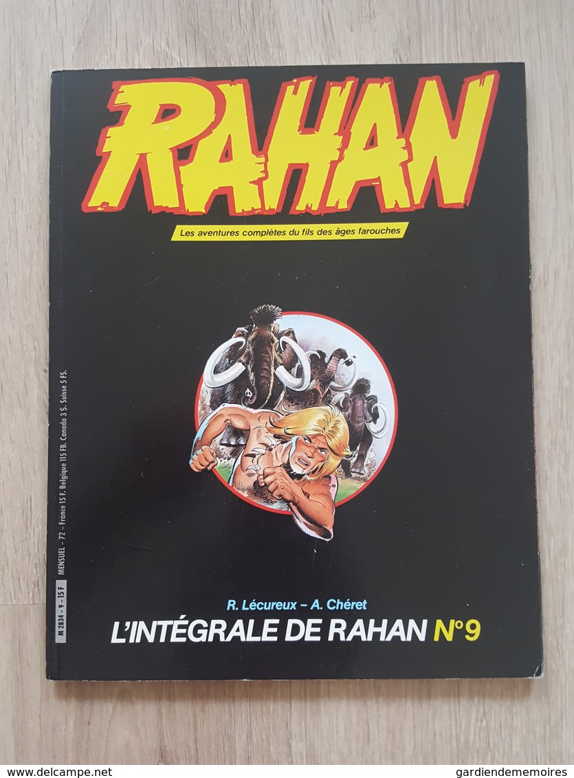 Rahan - 7 Bd Et Albums - Deux N°1 - Album + L'Intégrale De Rahan + Album Pour Vignettes Autocollantes Les Hommes Préhist - Rahan