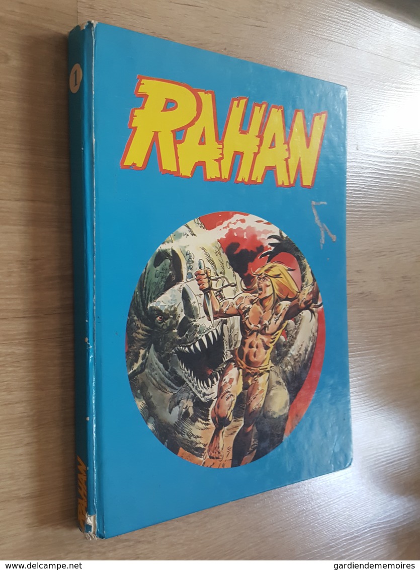 Rahan - 7 Bd et Albums - Deux n°1 - Album + L'Intégrale de Rahan + Album pour Vignettes autocollantes Les Hommes préhist