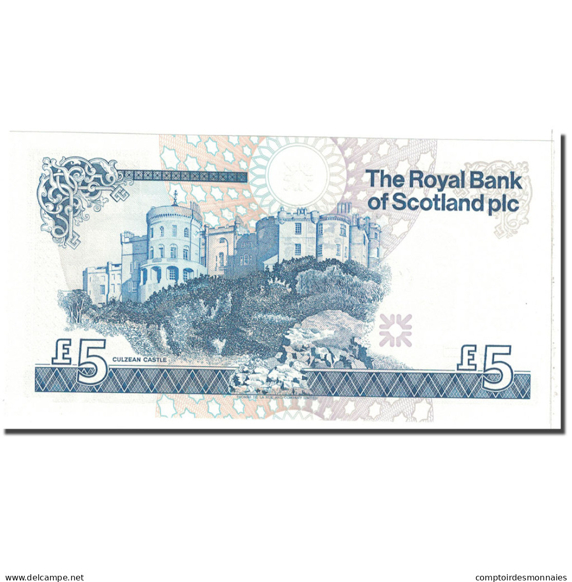 Billet, Scotland, 5 Pounds, 1990, 1990-01-24, KM:352a, SPL - 5 Pounds