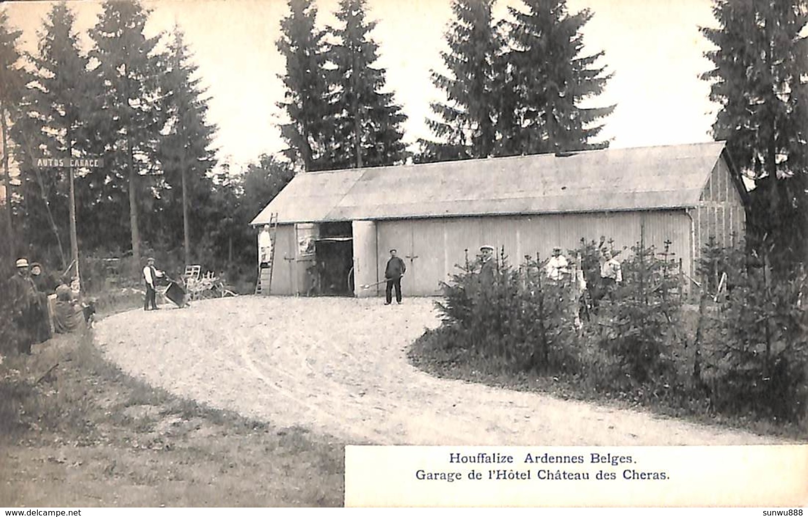 Houffalize - Garage De L'Hôtel Château Des Cheras (animée, Publicité) - Houffalize