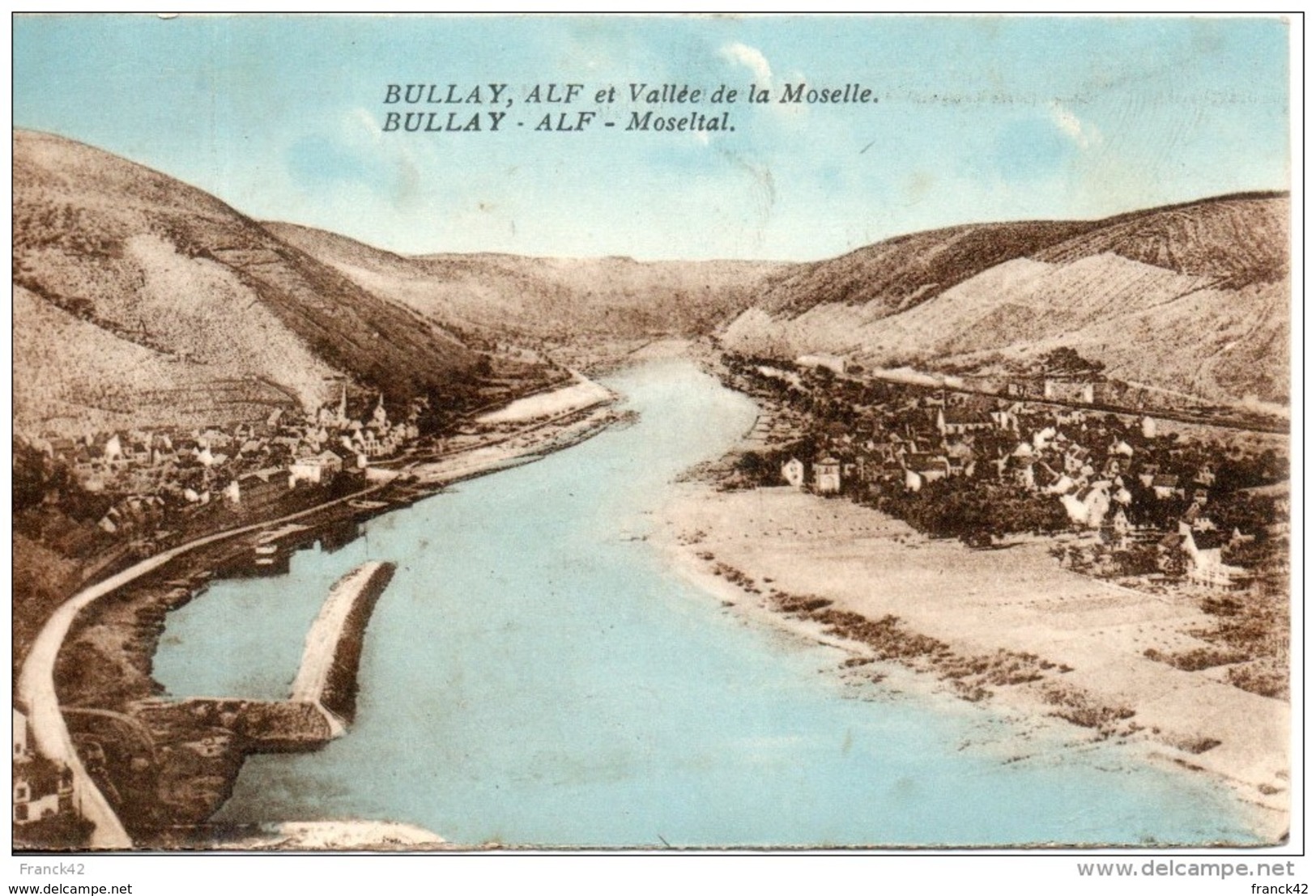 Allemagne. Bullay, Alf Et La Vallée De La Moselle - Alf-Bullay