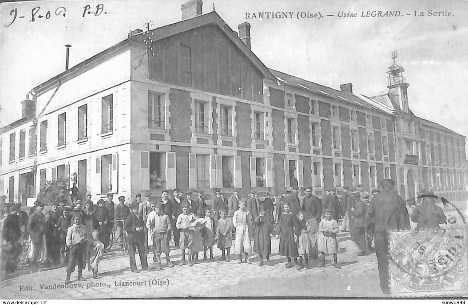 60 - Rantigny - Usine Legrand - La Sortie (top Animation, Edit Vandenhove 1906) - Rantigny