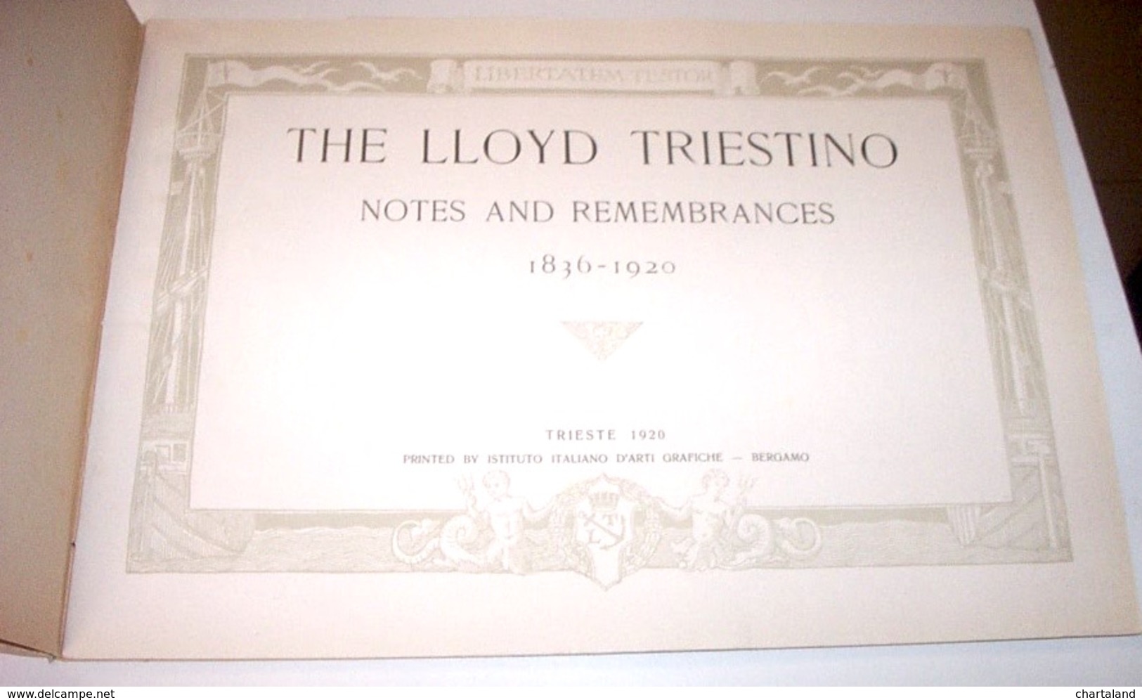 Navigazione Lloyd Triestino Steam Navigation Company  Notes 1836-1920 - Ed. 1920 - Non Classificati