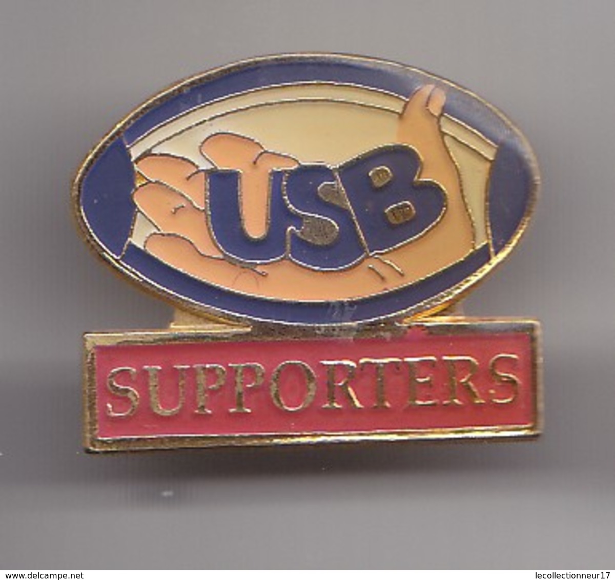 Pin's Rugby USB Supporters  Réf 8239 - Rugby