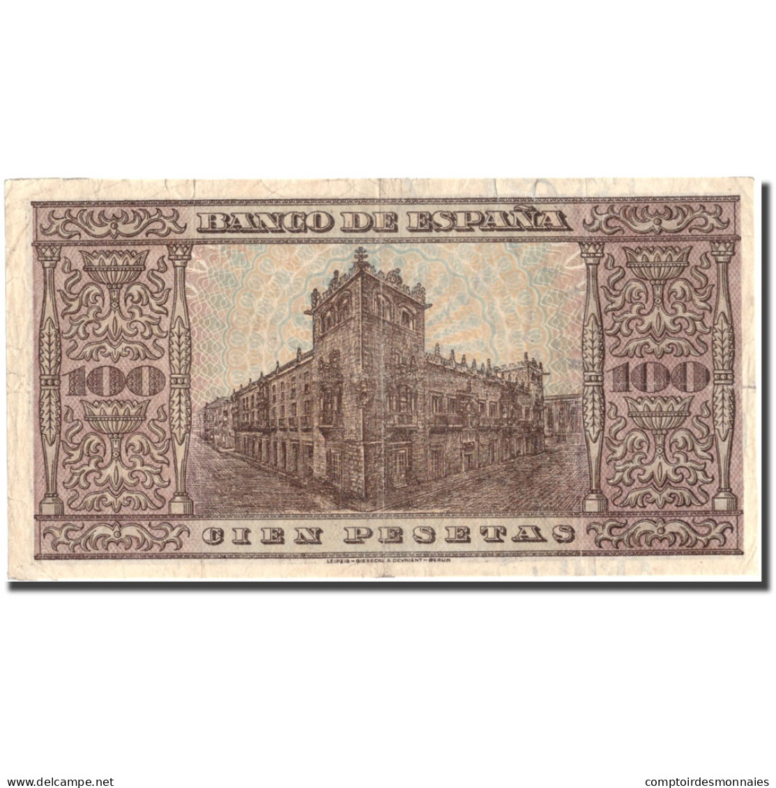 Billet, Espagne, 100 Pesetas, 1938, 1938-05-20, KM:113a, TTB - 100 Pesetas