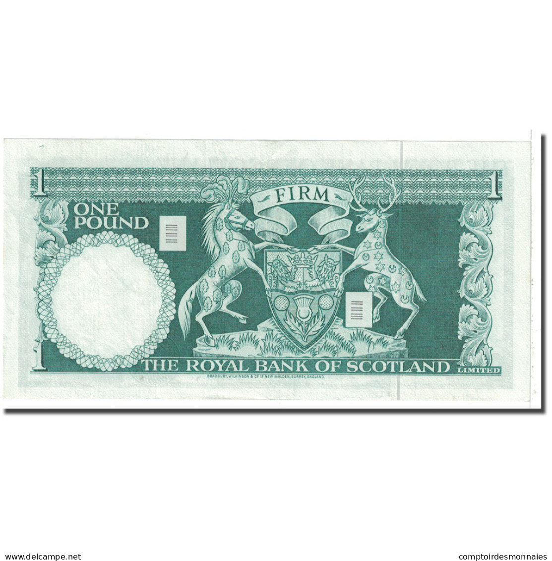 Billet, Scotland, 1 Pound, 1969, 1969-03-19, KM:329a, SPL - 1 Pound