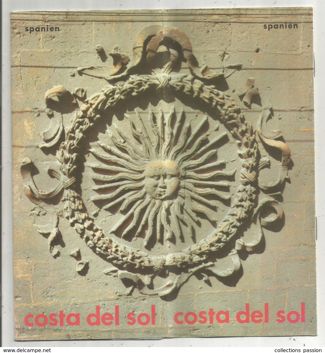 Dépliant Touristique, 24 Pages , COSTA DEL SOL , 3 Scans , Frais Fr :1.95 E - Dépliants Touristiques