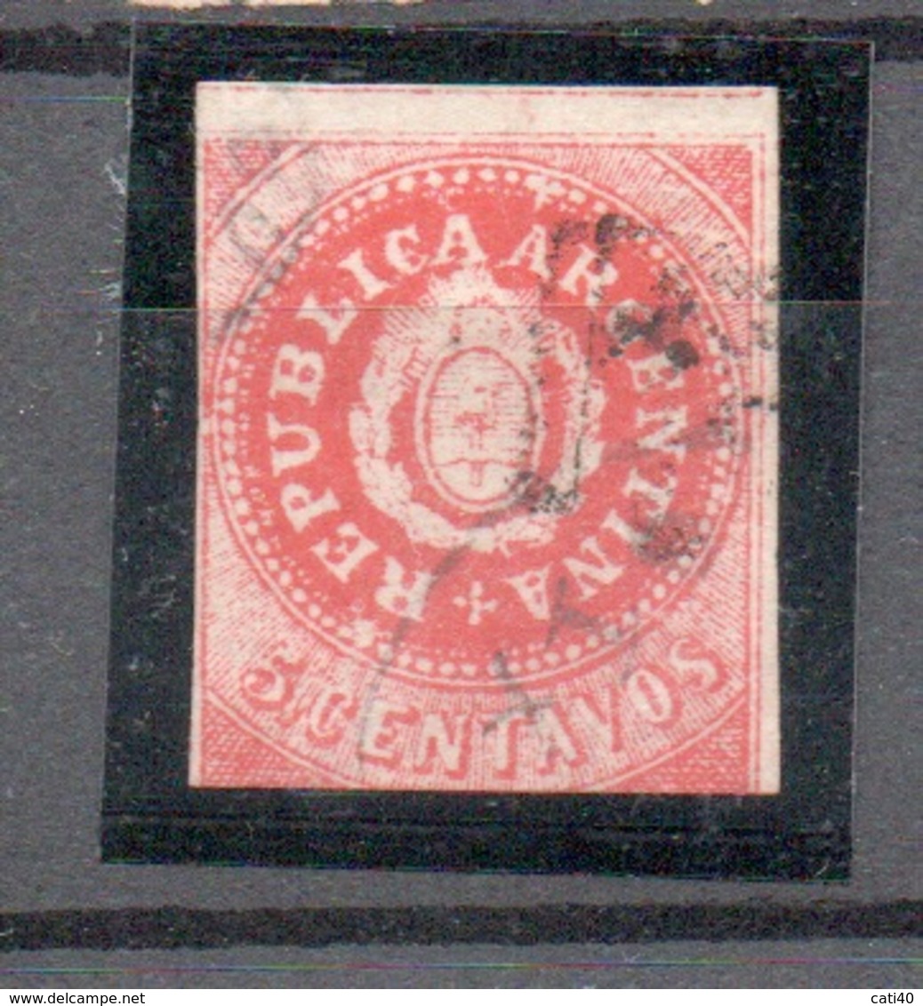 REPUBLICA ARGENTINA  5 CENTAVOS  1862 - Used Stamps