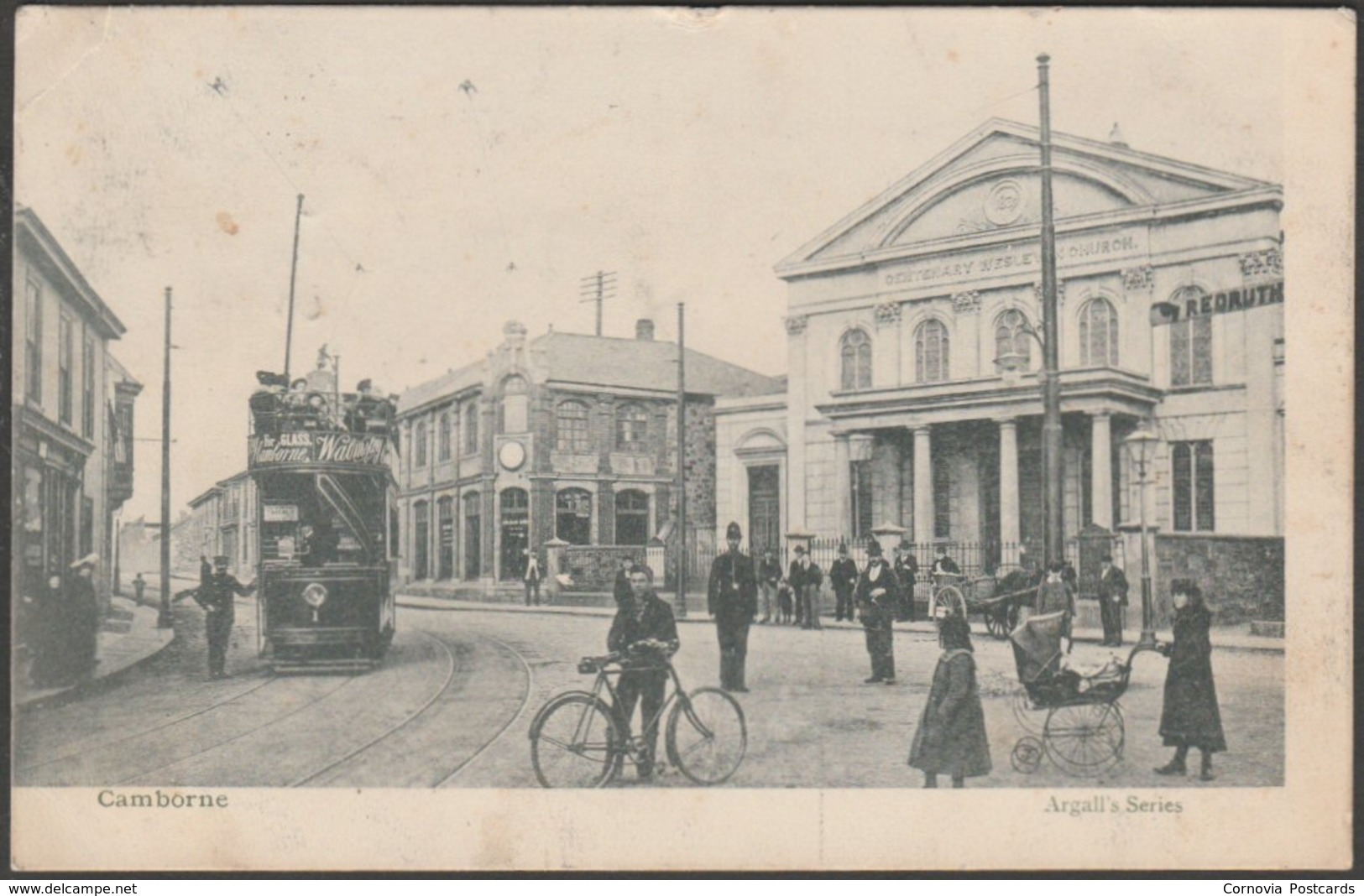 Centenary Street, Camborne, Cornwall, 1904 - Argall's Postcard - Other & Unclassified